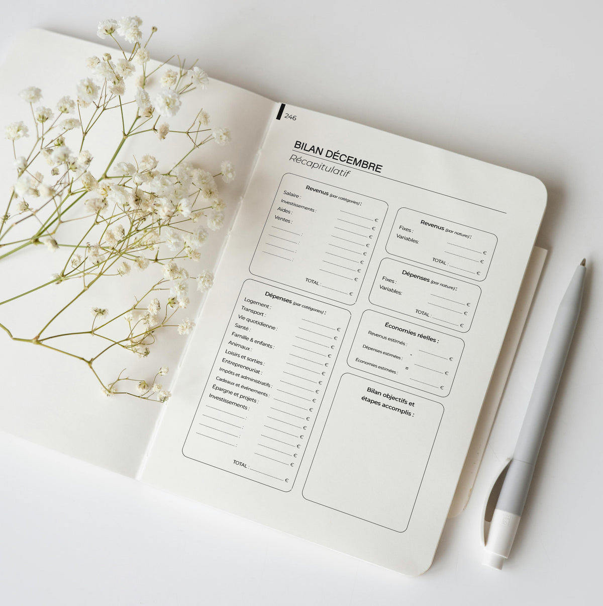 Budget Planner - Édition 2027 (Version française)