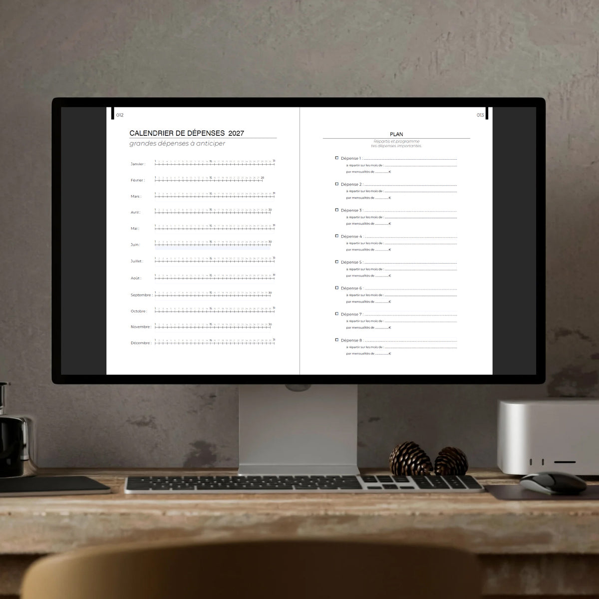 Budget Planner - Édition 2027 (Version française)