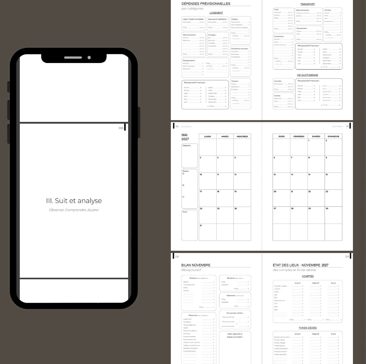 Budget Planner - Édition 2027 (Version française)