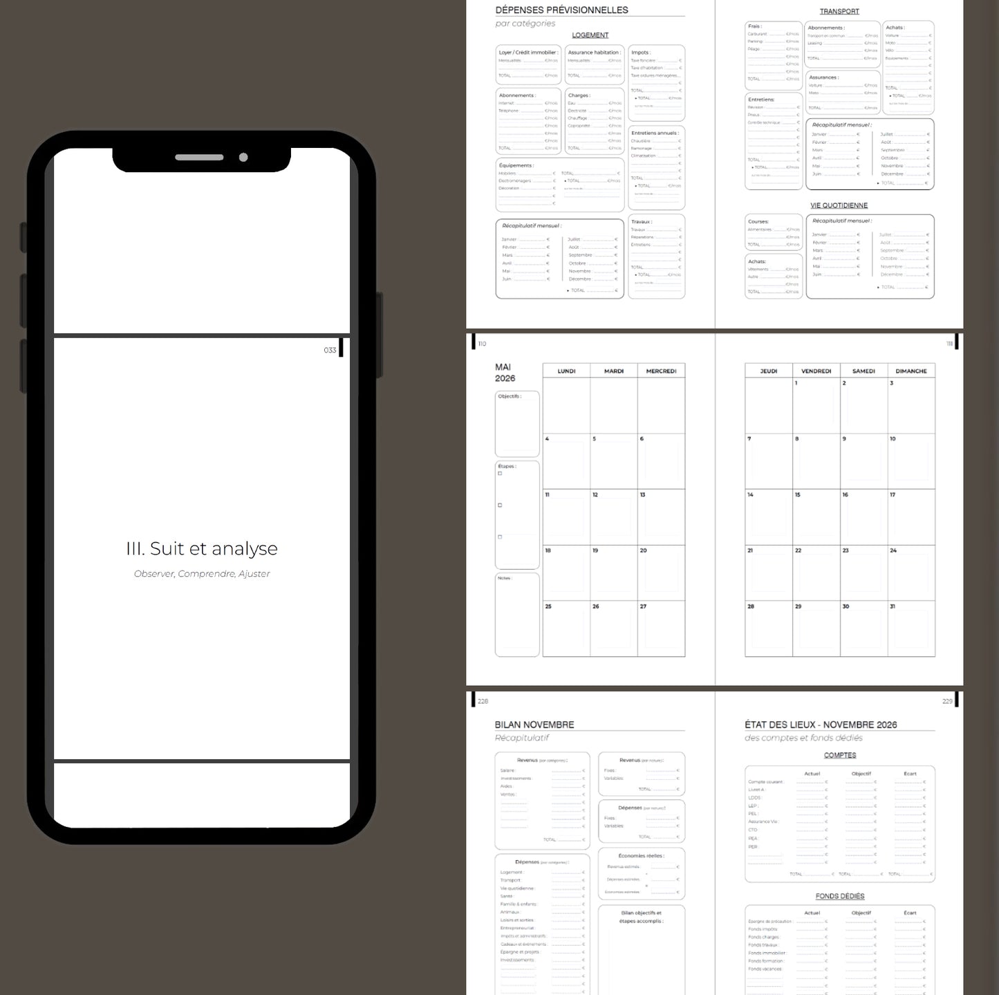 Budget Planner - Édition 2026 (Version française)